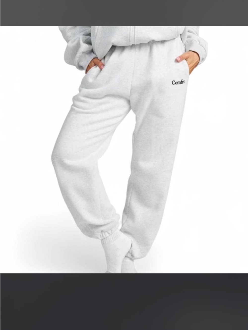 COMFRT- Women's sweatpants- Color:
Storm- Size: S- Brand new without tags.